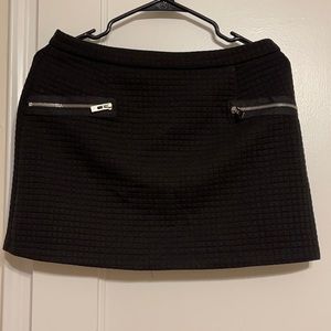 NWT Bloomingdales Aqua black skirt size L